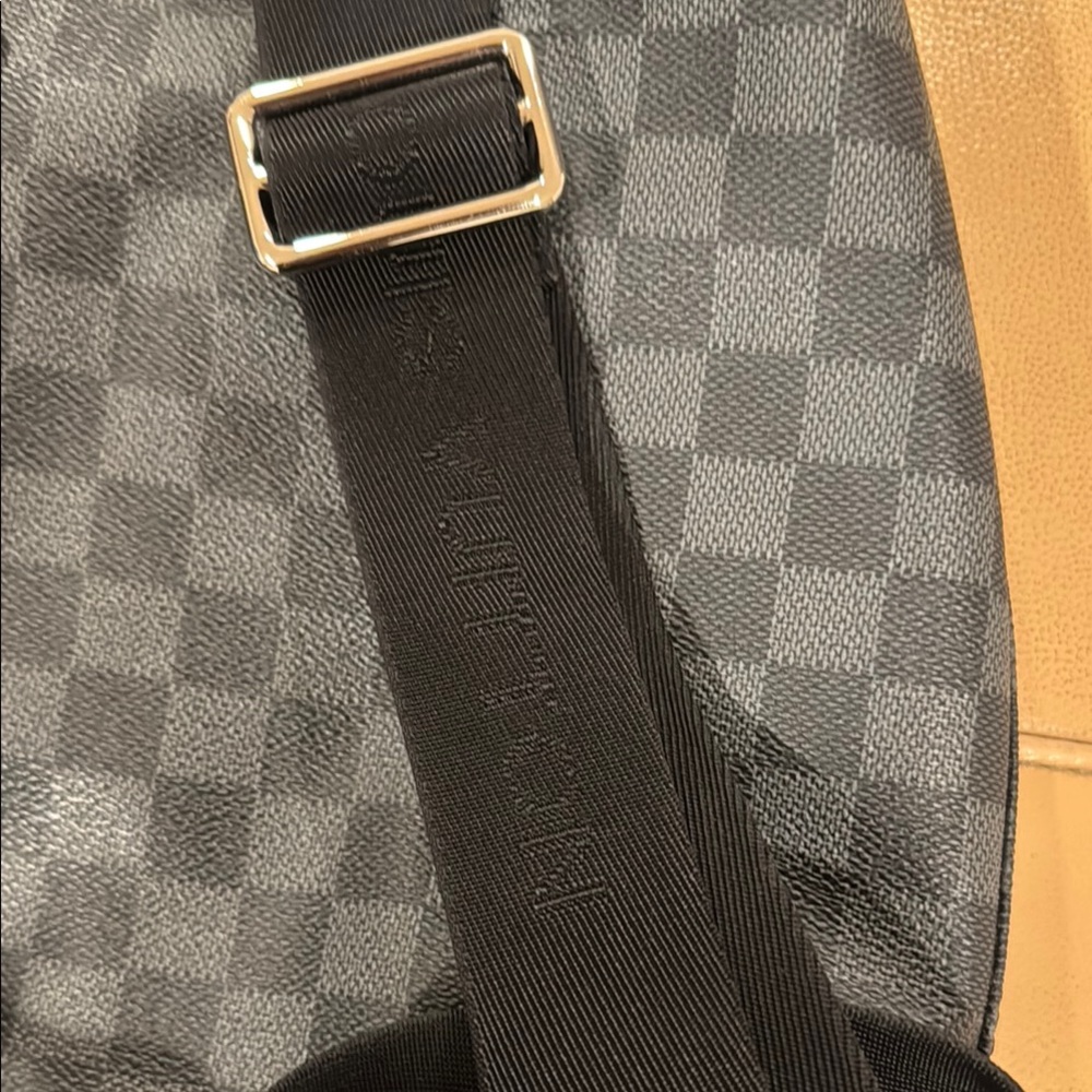 Brand New Black Checkered Backpack - Picture 3 of 12